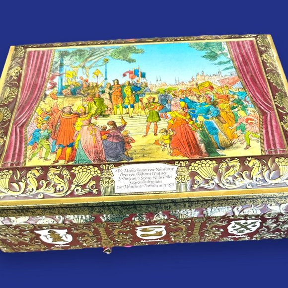 Vintage 1997 German Tin Box biscuit from E. OTTO SCHMIDT 1997 - Picture 5 of 10